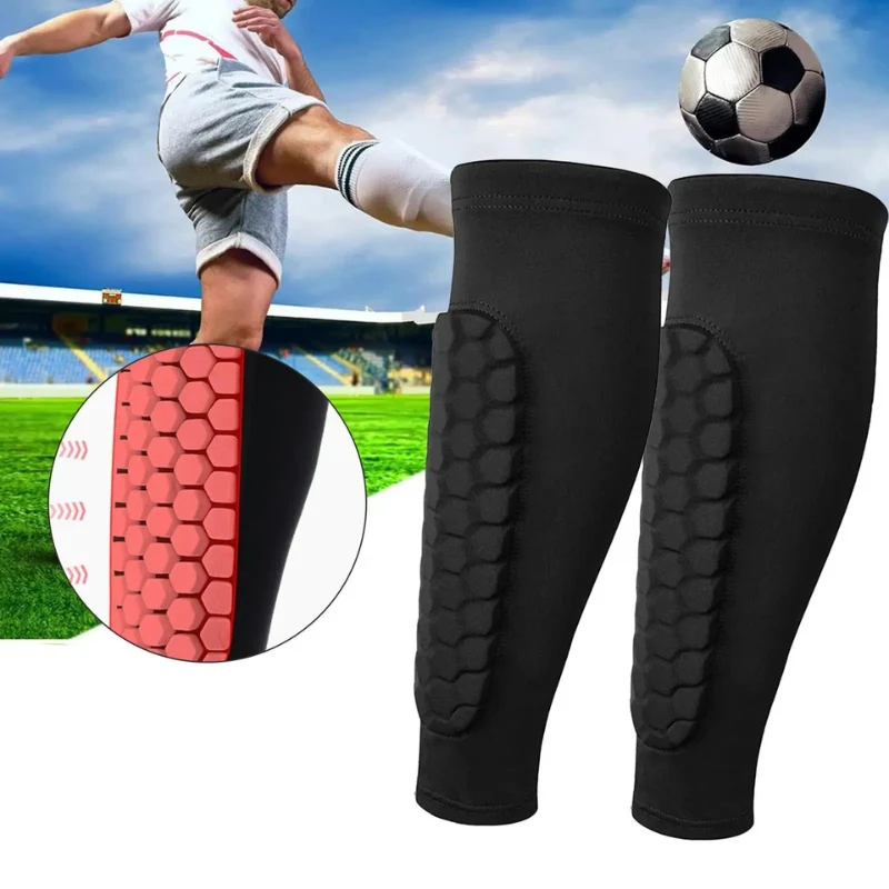 Honeycomb Soccer Shin Guards - 1 Pair
