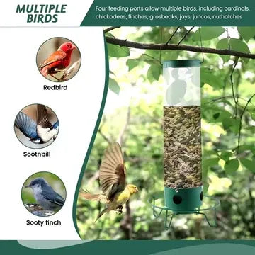 Anti-Squirrel Spinning Bird Feeder