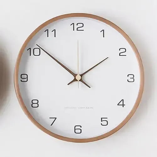 Scandinavian Solid Wood Wall Clock