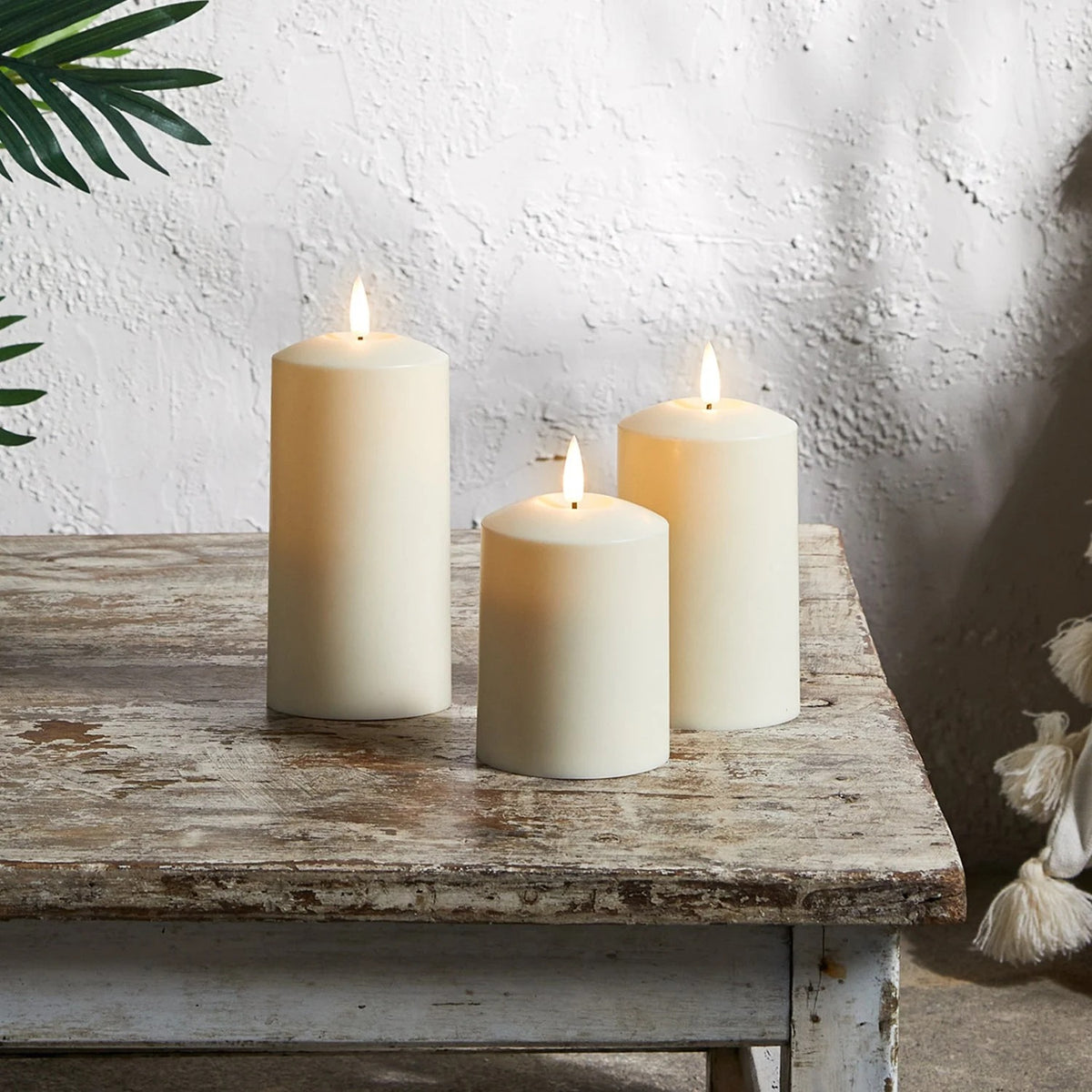 KerzenNest Outdoor LED Candles (Set of 3)