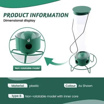 Anti-Squirrel Spinning Bird Feeder