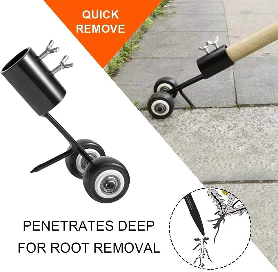 Rolling Weed Removal Tool for Paver Joints