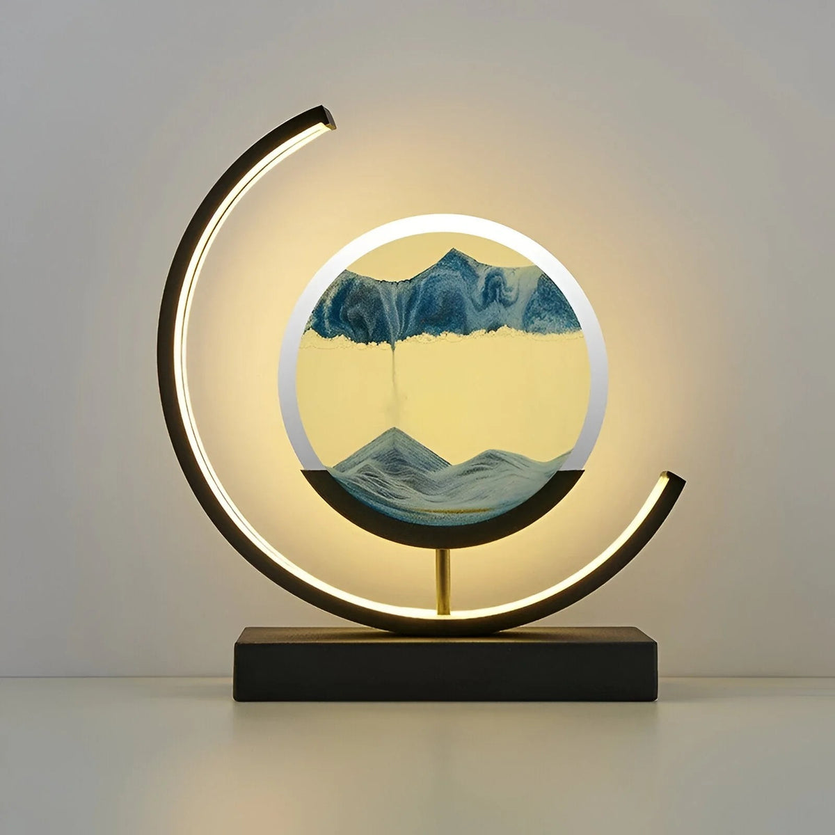 LED Sand Art Table Lamp with Remote