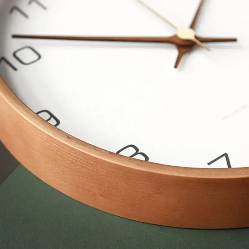 Scandinavian Solid Wood Wall Clock