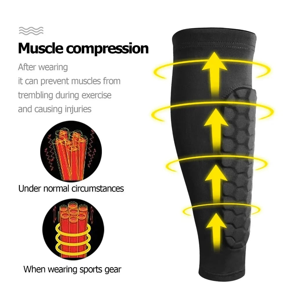 Honeycomb Soccer Shin Guards - 1 Pair