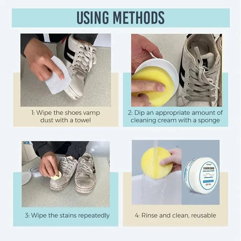 White Shoes Cleaner Cream (100g)