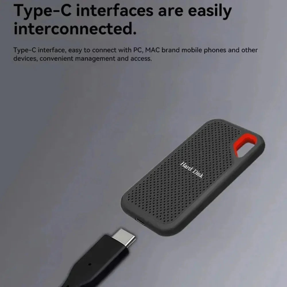 External SSD 1 TB Portable USB-C Drive