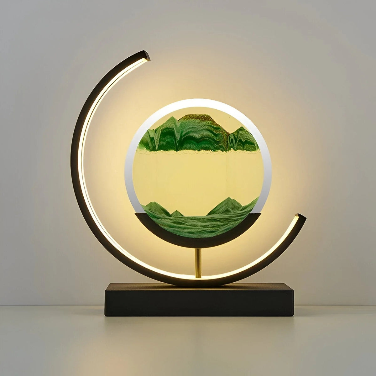 LED Sand Art Table Lamp with Remote