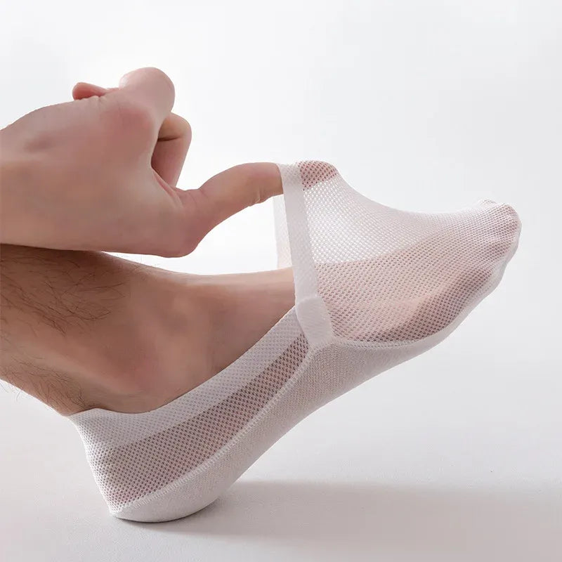 No-Show Anti-Slip Ankle Socks for Men