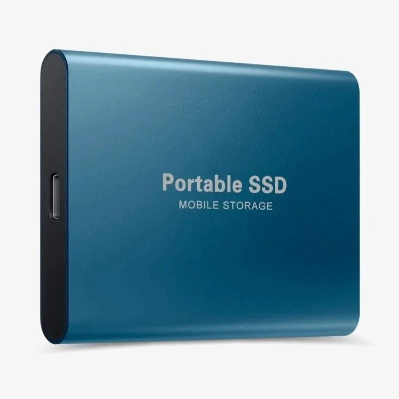 Portable 128GB External SSD with USB-C