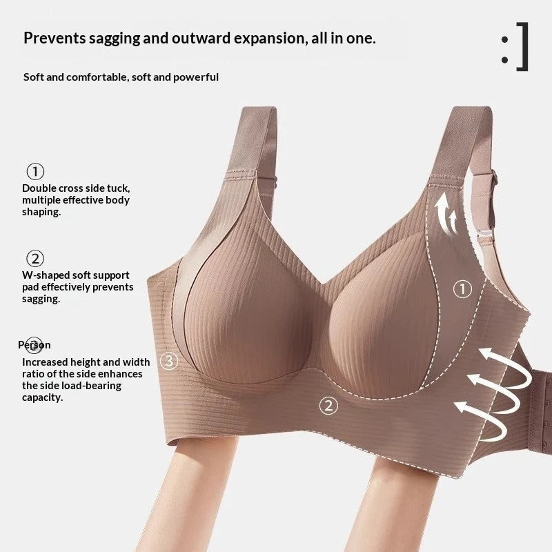 Seamless Wireless Sport-Style Bralette