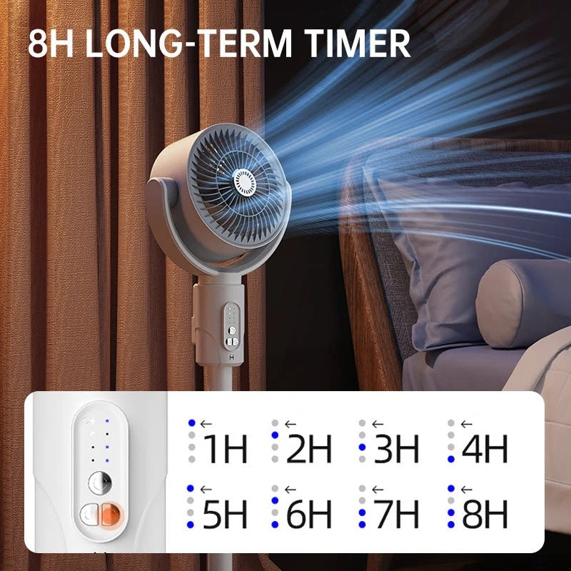 Whisper-Quiet USB Pedestal Fan