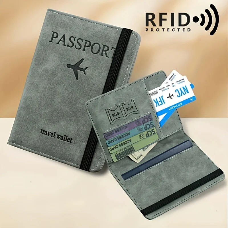 RFID Blocking Travel Wallet