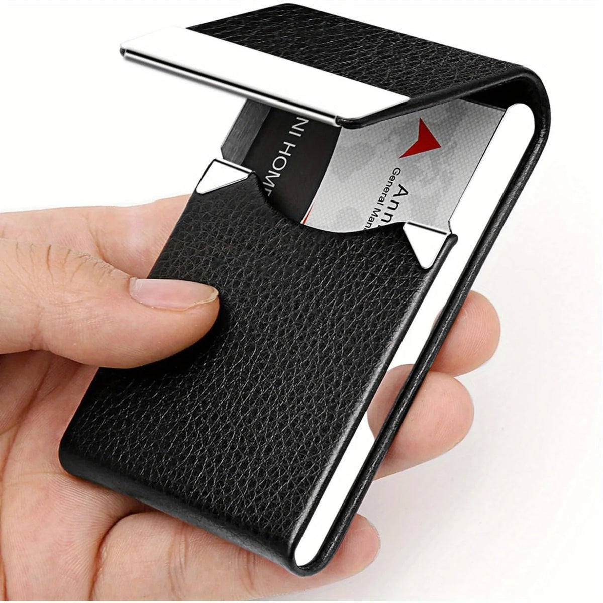 SteelGuard Business Card Holder