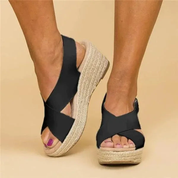 Clara Wedge Heel Espadrilles