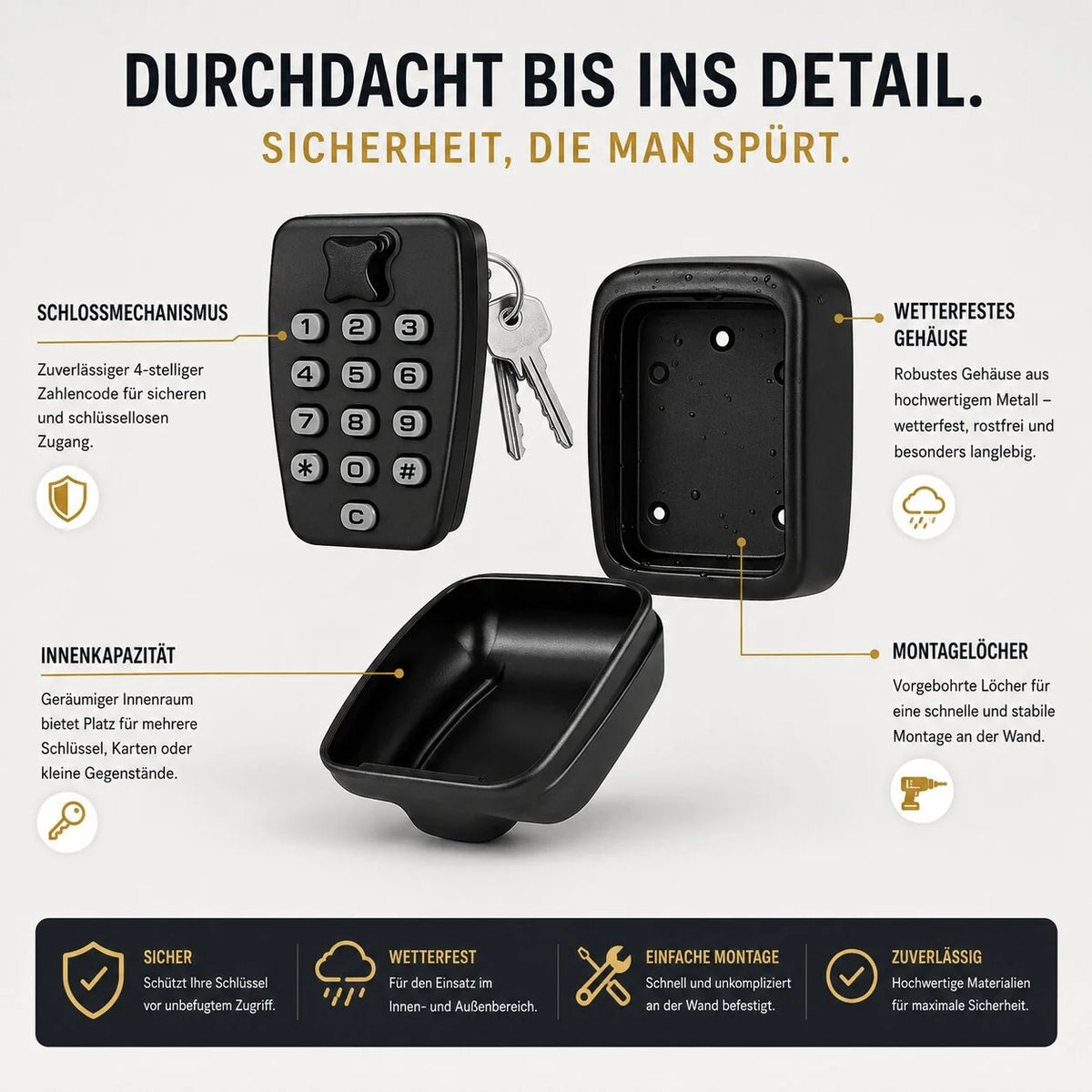 SafeHaus Outdoor Key Safe