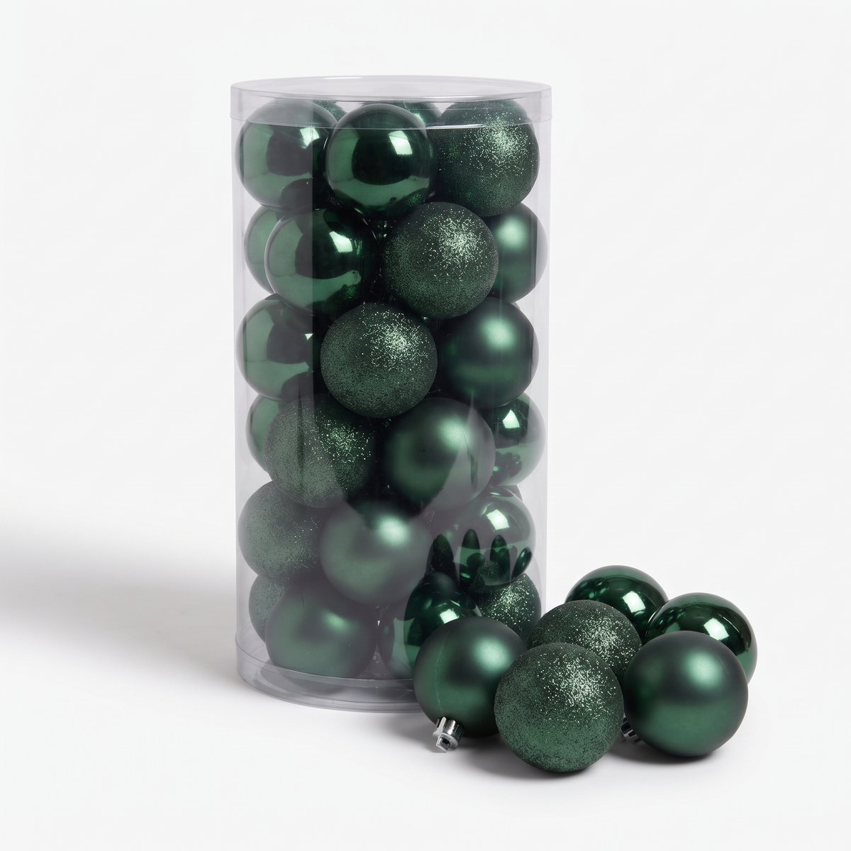 Kerstballen Set - 24 Onbreekbare Kerstballen in Glans, Mat en Glitter