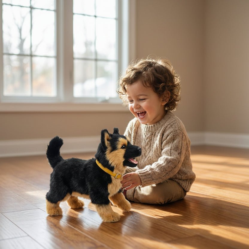 PUPPORA – Cozy Plush Dog Toy with Realistic Look