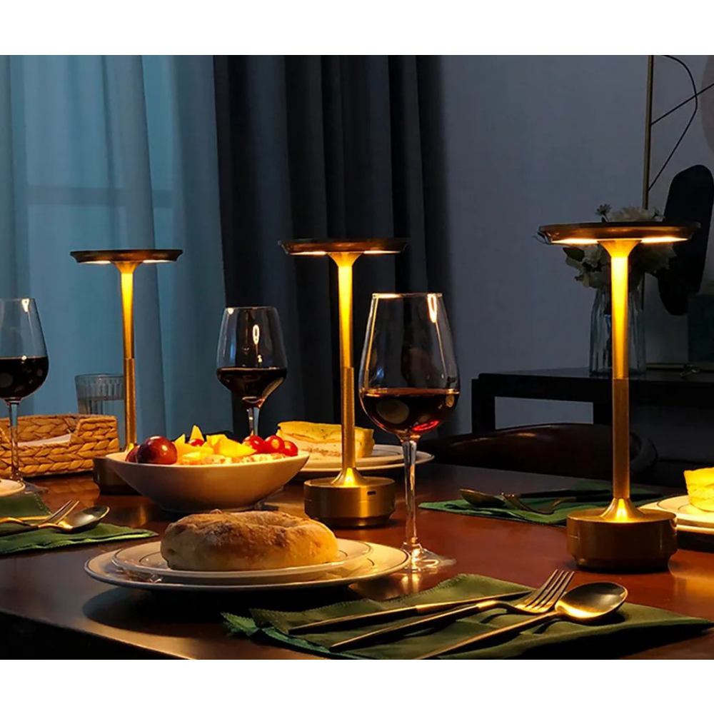 ClarityGlow Luxe Edition | Draadloze LED Tafellamp