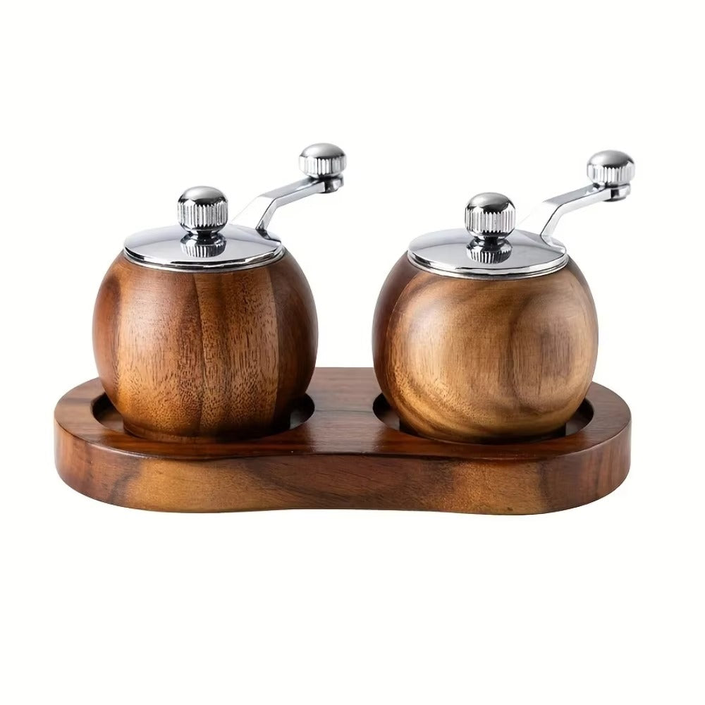 Lavera – Stilvolle Salz und Pfeffermühlen für komfortables Würzen (3er Set)