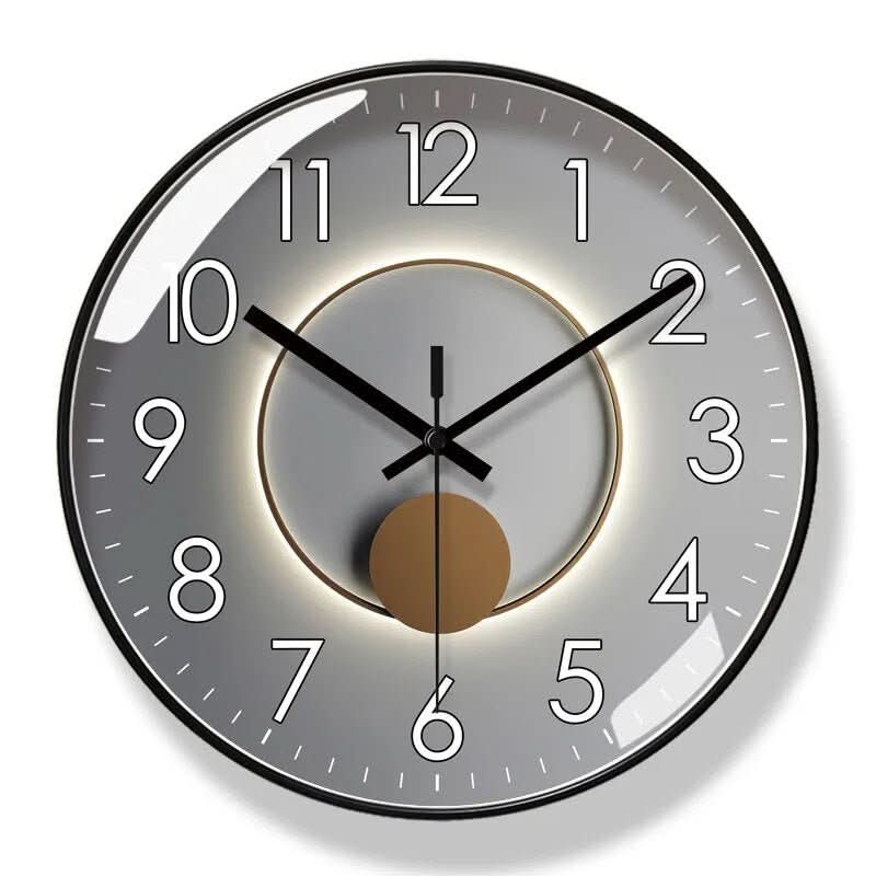 SCANDICLOCK – Black Wall Clock in Nordic Style – Precise & Stylish for Every Home