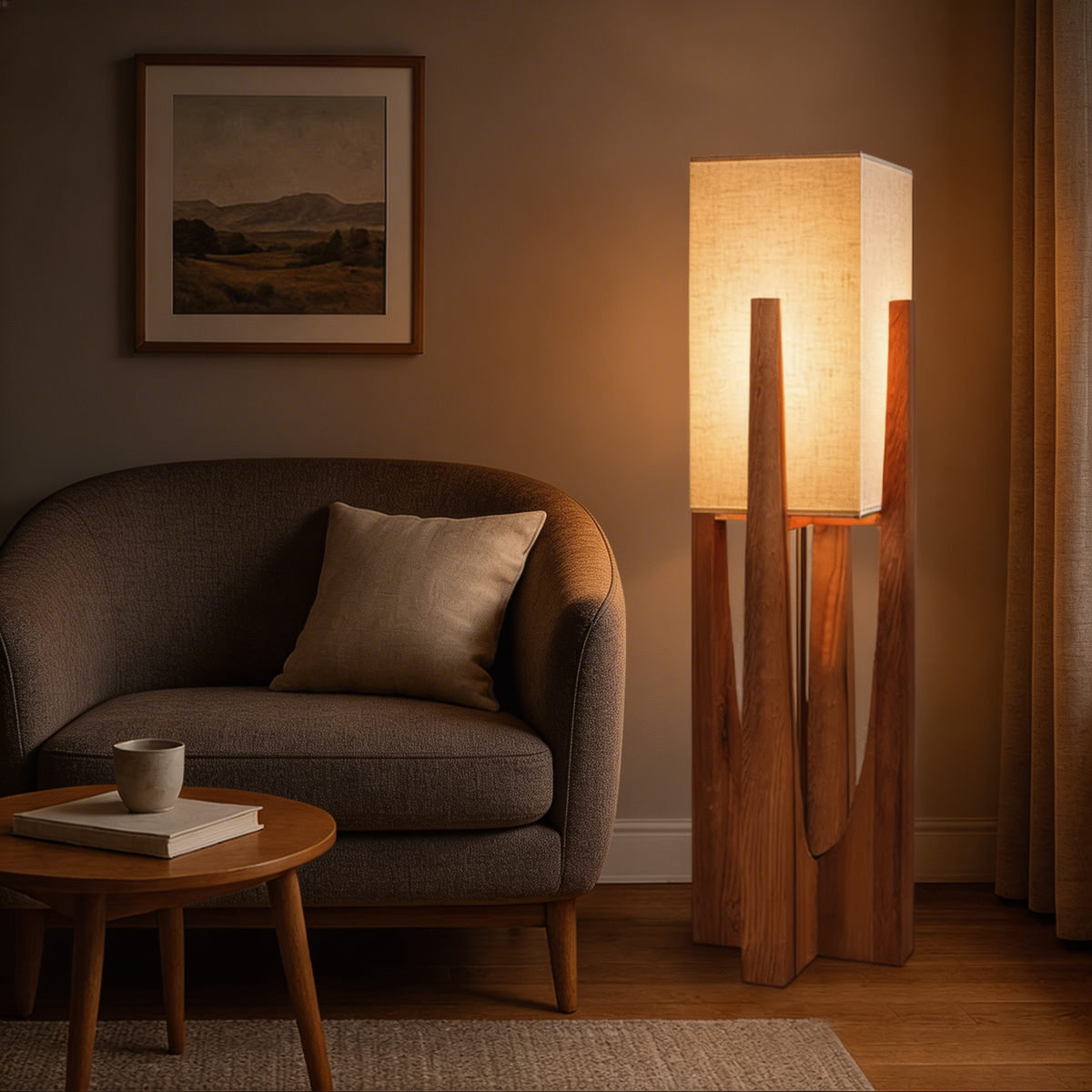 Wabi-Sabi Japanese Floor Lamp