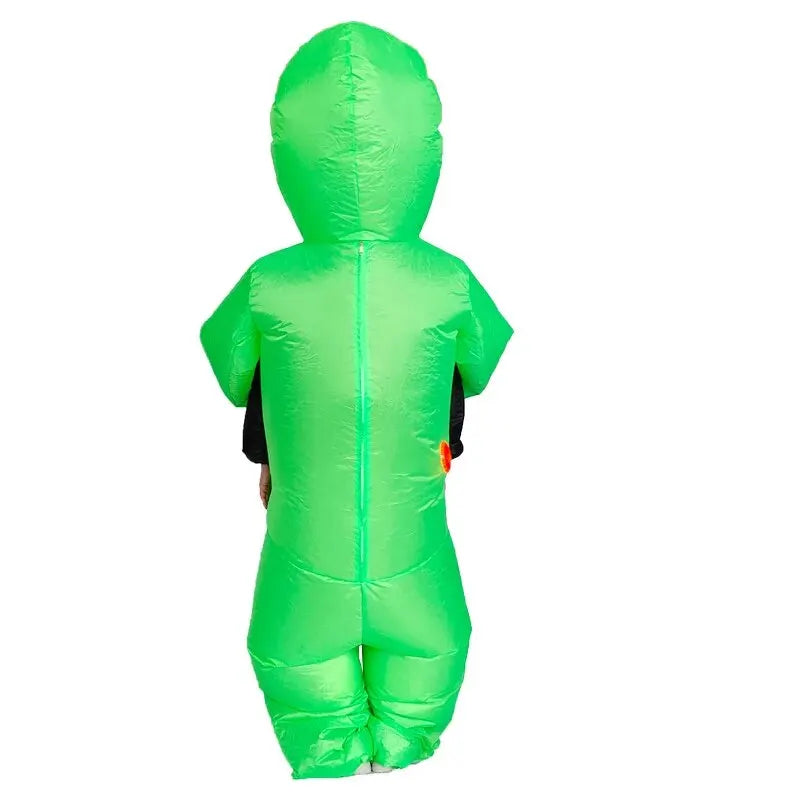 Opblaasbaar Halloween Alien Kostuum voor Volwassenen