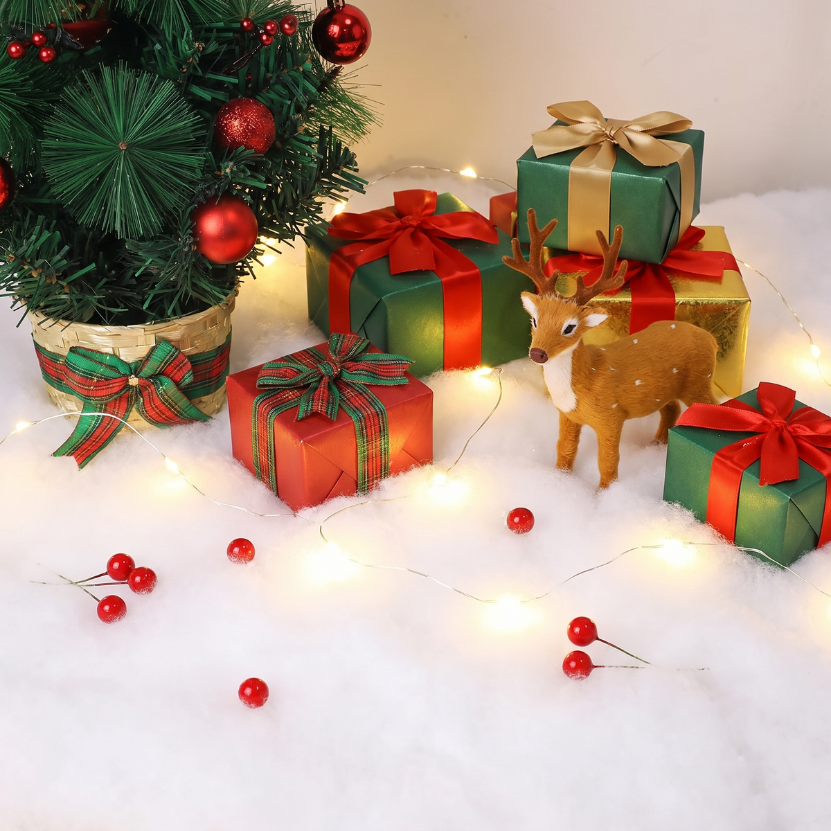 Sneeuwdeken - Zachte Kunstsneeuw Deken voor Kerstdorp en Kerstboom