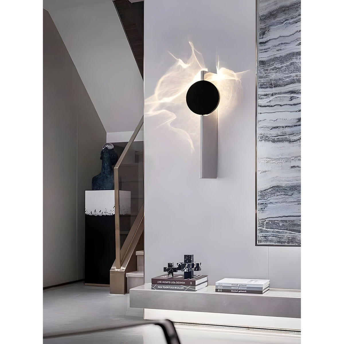 Moderne RVS LED Wandlamp met Up & Down Verlichting