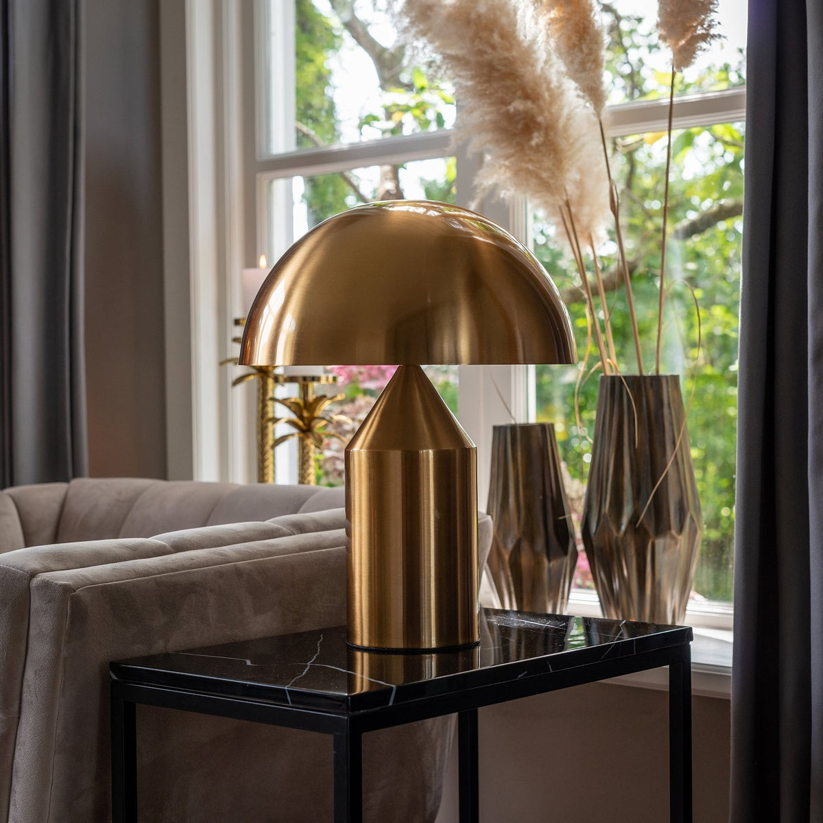 Casa Lumière Nordic Design Tafellamp - Sculpturale Vorm en Zacht Sfeervol Licht