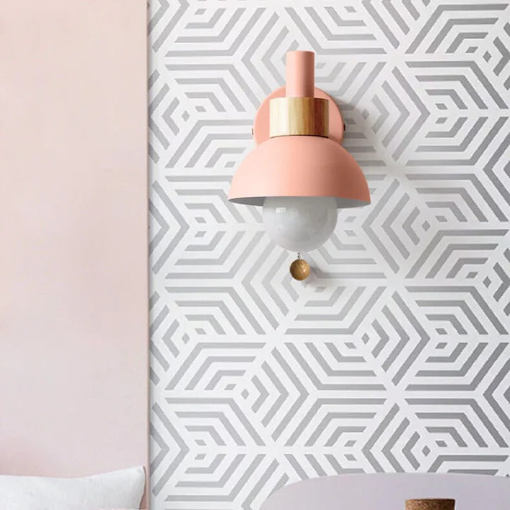 Macaron Globe Wall Sconce Lamp