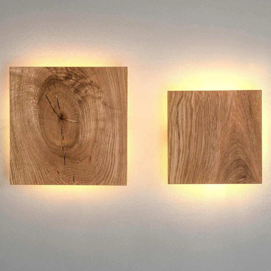 LightSquare – Holz Wandleuchte