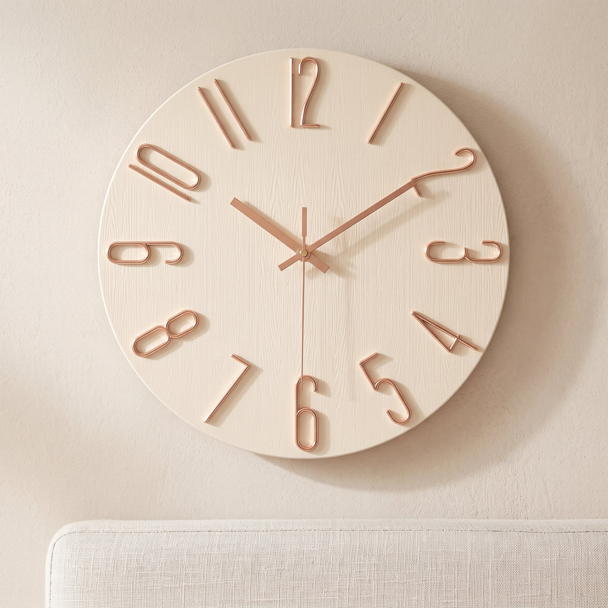 WireClock | Wanduhr Modern Wohnzimmer
