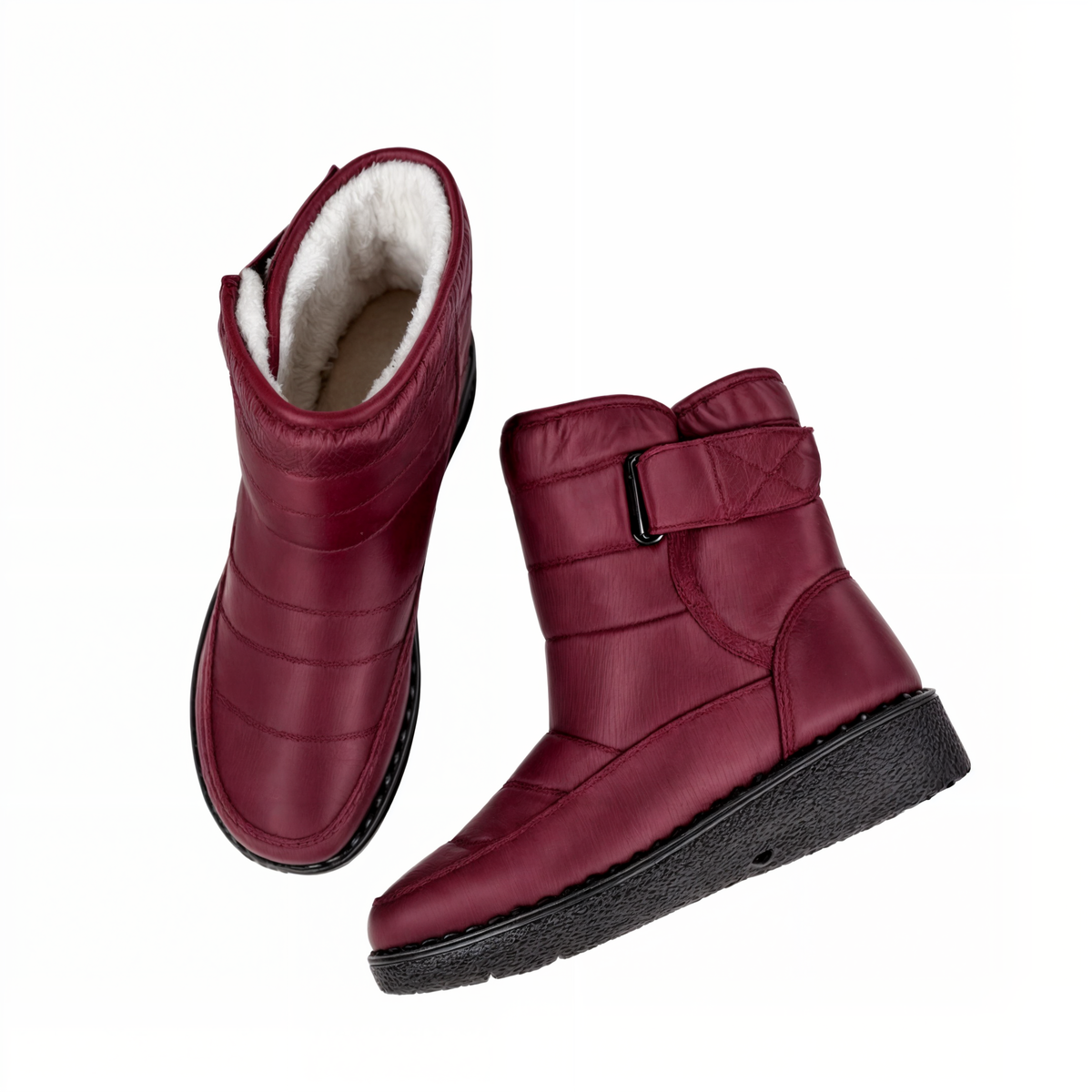 Waterdichte Sneeuwlaars Dames Met Warme Voering En Dagelijkse Antislip Stabiliteit